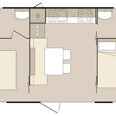 Kompleks wypoczynkowy Oaza Mira 2 Mobile House - Camp Basko Polje